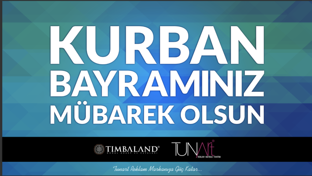 Mübarek Kurban Bayramınızı Kutlarız